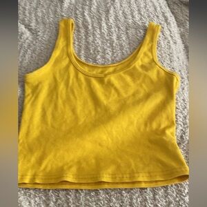 AE yellow cropped tank